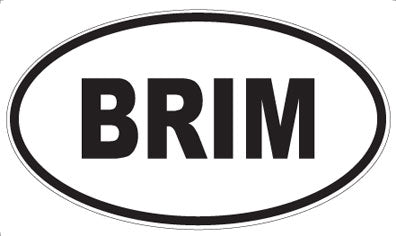 BRIM - Oval Magnet