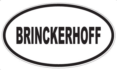 BRINCKERHOFF - Oval Magnet