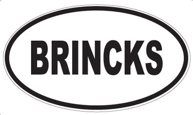BRINCKS - Oval Magnet