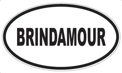 BRINDAMOUR - Oval Magnet