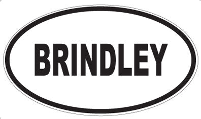 BRINDLEY - Oval Magnet