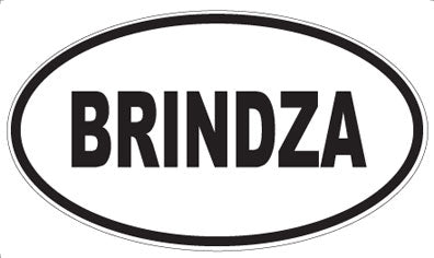 BRINDZA - Oval Magnet