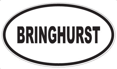 BRINGHURST - Oval Magnet