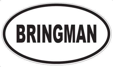 BRINGMAN - Oval Magnet