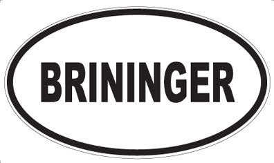 BRININGER - Oval Magnet