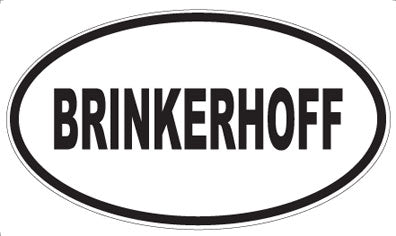 BRINKERHOFF - Oval Magnet