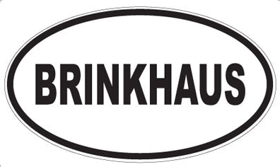 BRINKHAUS - Oval Magnet