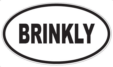 BRINKLY - Oval Magnet