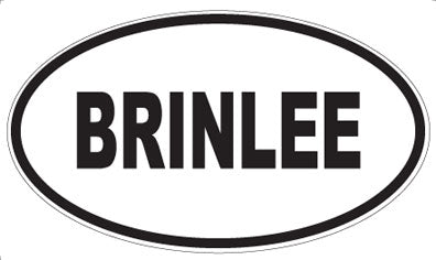 BRINLEE - Oval Magnet
