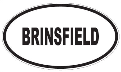 BRINSFIELD - Oval Magnet
