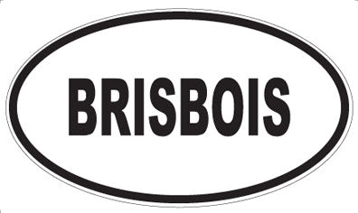 BRISBOIS - Oval Magnet