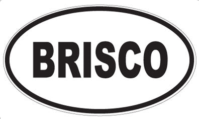 BRISCO - Oval Magnet