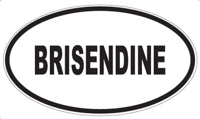 BRISENDINE - Oval Magnet