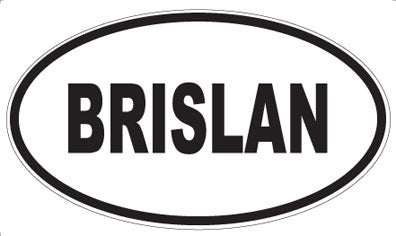 BRISLAN - Oval Magnet