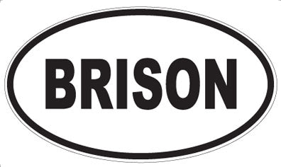BRISON - Oval Magnet