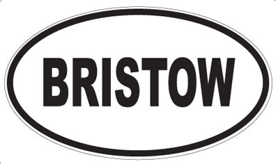 BRISTOW - Oval Magnet