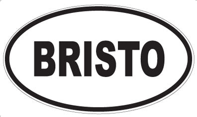 BRISTO - Oval Magnet