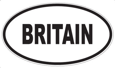 BRITAIN - Oval Magnet