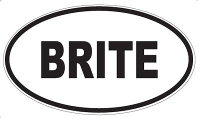 BRITE - Oval Magnet