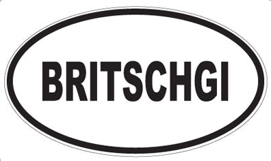 BRITSCHGI - Oval Magnet