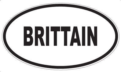 BRITTAIN - Oval Magnet