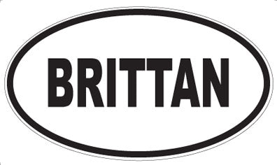 BRITTAN - Oval Magnet