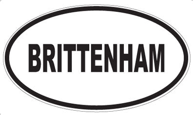 BRITTENHAM - Oval Magnet