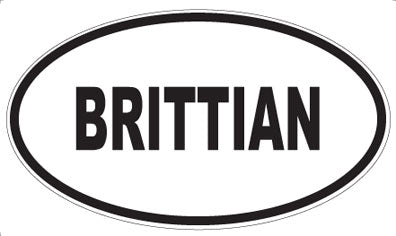 BRITTIAN - Oval Magnet