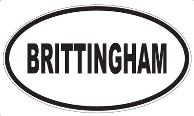 BRITTINGHAM - Oval Magnet