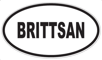 BRITTSAN - Oval Magnet