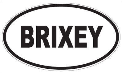 BRIXEY - Oval Magnet