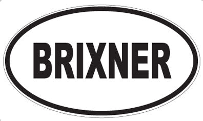 BRIXNER - Oval Magnet
