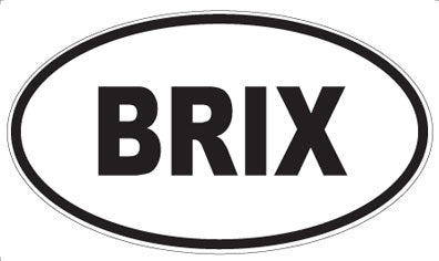 BRIX - Oval Magnet