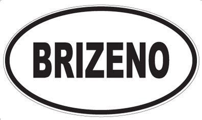 BRIZENO - Oval Magnet