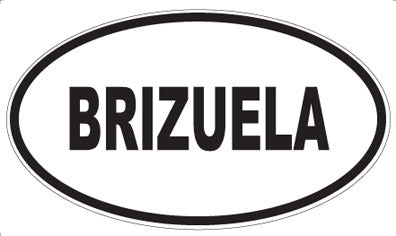 BRIZUELA - Oval Magnet