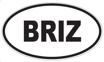BRIZ - Oval Magnet