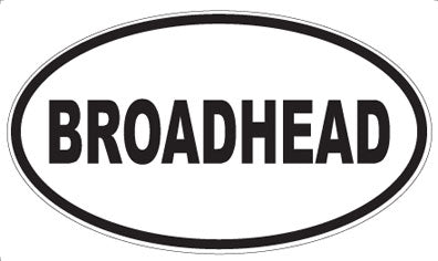 BROADHEAD - Oval Magnet