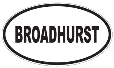 BROADHURST - Oval Magnet