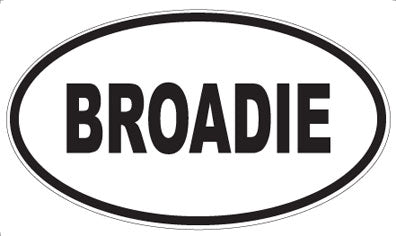 BROADIE - Oval Magnet