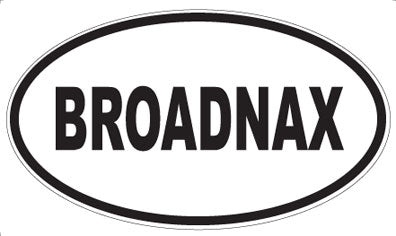 BROADNAX - Oval Magnet