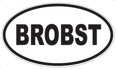 BROBST - Oval Magnet