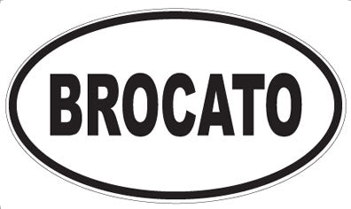BROCATO - Oval Magnet