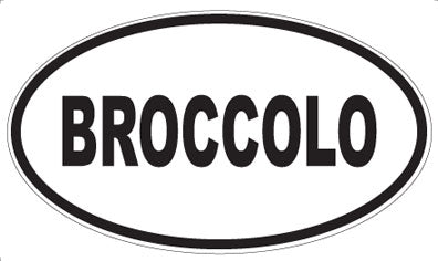 BROCCOLO - Oval Magnet