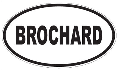 BROCHARD - Oval Magnet