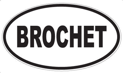 BROCHET - Oval Magnet