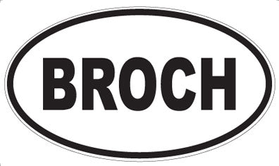 BROCH - Oval Magnet