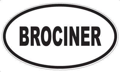 BROCINER - Oval Magnet
