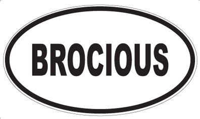 BROCIOUS - Oval Magnet