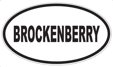 BROCKENBERRY - Oval Magnet