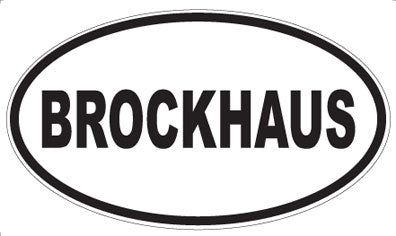 BROCKHAUS - Oval Magnet